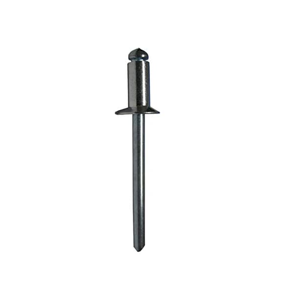 Irwin Blind Rivet, Countersunk Head, 0.1875 in Dia., 0.94 in L, Aluminum Body, 1000 PK PASK612 - main